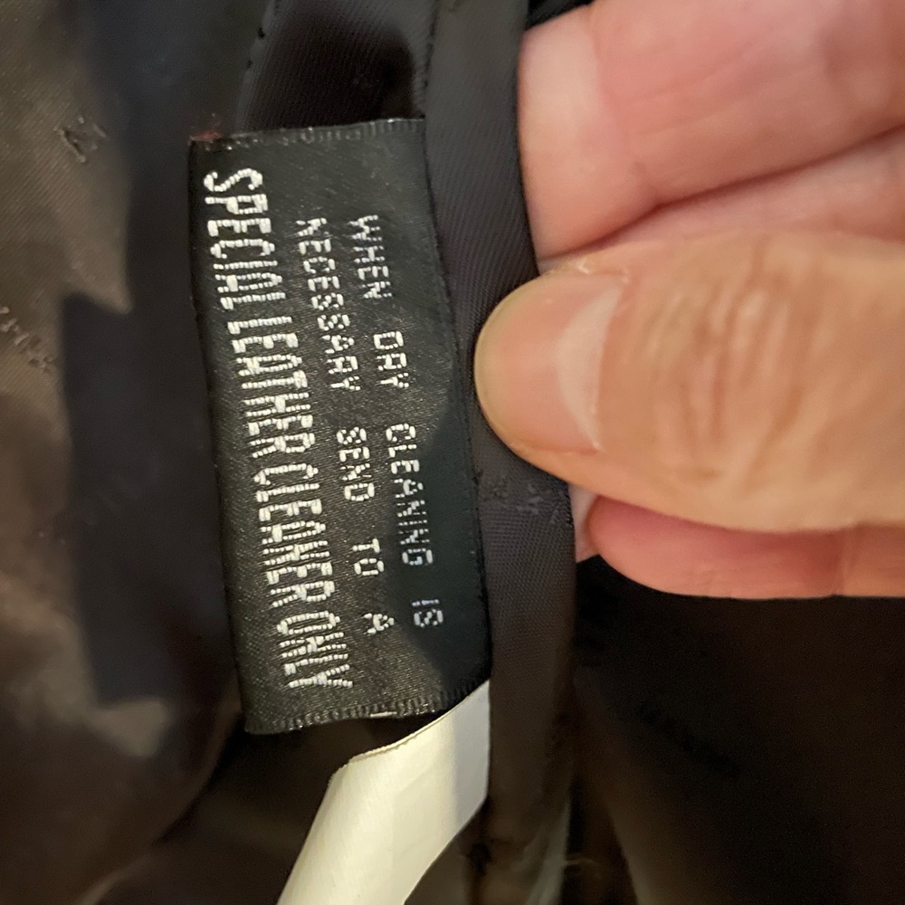 Wilsons Leather Distressed Brown Jacket - Picture 6 of 6